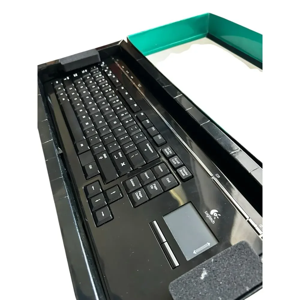 Logitech Cordless MediaBoard Pro Keyboard & Controller for PS 3 – Tested OG Box